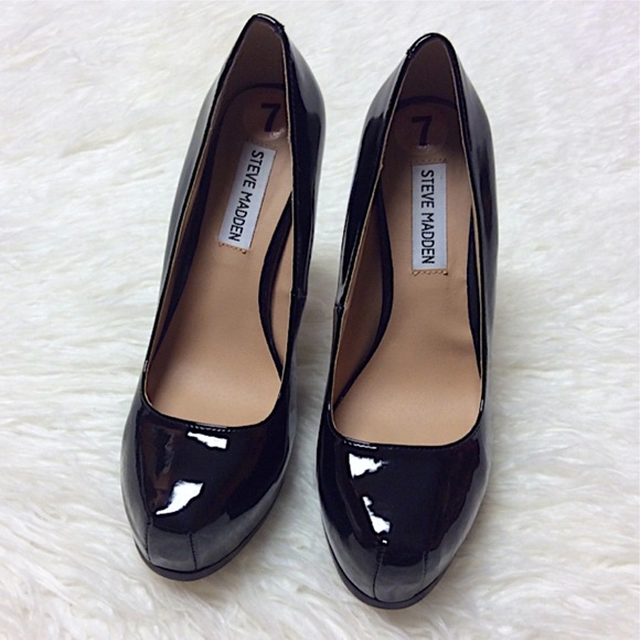 Steve Madden Shoes - STEVE MADDEN BLACK PLATFORM JAYDEN PUMPS/SHOES